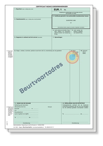 [108128] Aanvraag EUR1